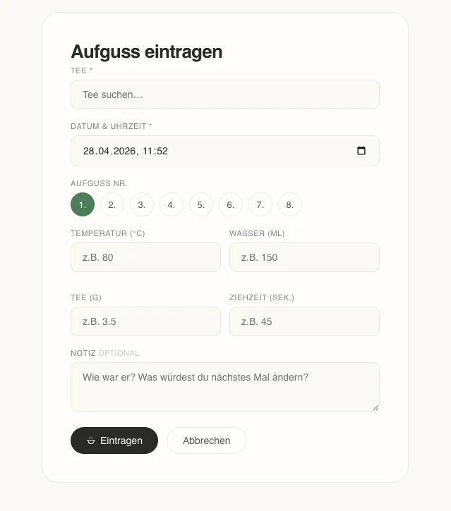 Bewertungen sind für die Community. Der Steeplog gehört nur dir.
